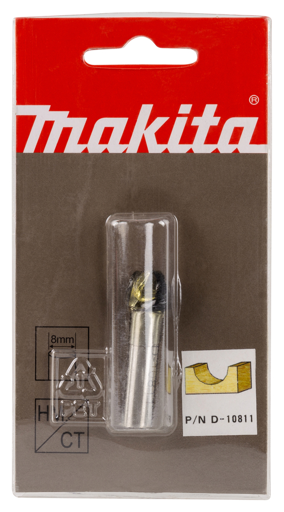Фреза галтельная 12,7х9,5х8х32х2Т Makita D-10811
