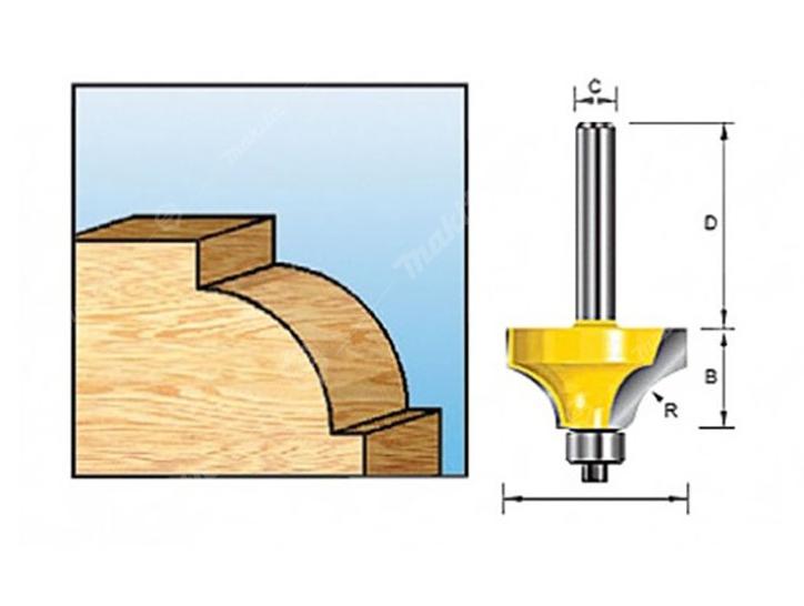 Фреза кромочная 76,2х38,1х12х38х2Т Makita D-11396