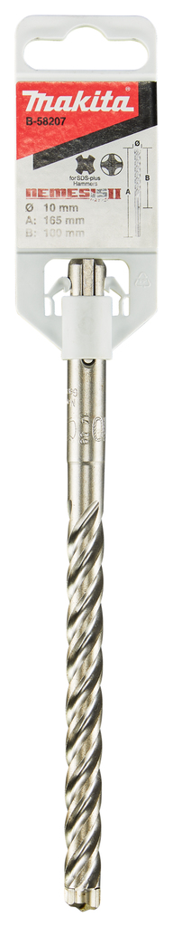Бур SDS-plus Nemesis II 10x165 Solid Makita B-58207
