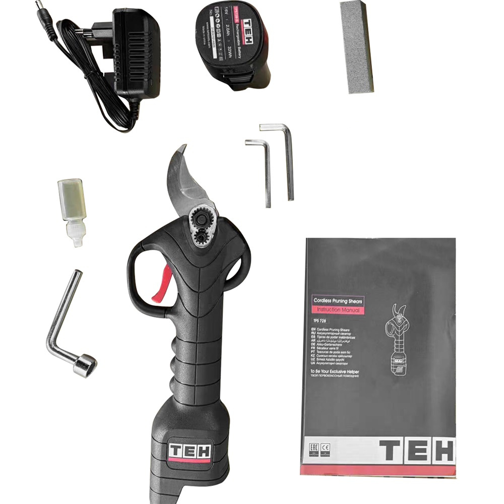 Секатор аккумуляторный 16V TEH TPS728