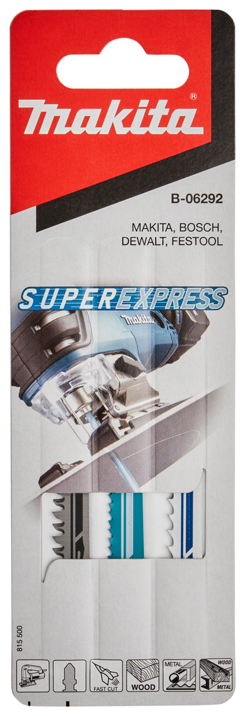 Пилки для лобзика 3 шт B-50; B-51; B-52 Super Express Makita B-06292