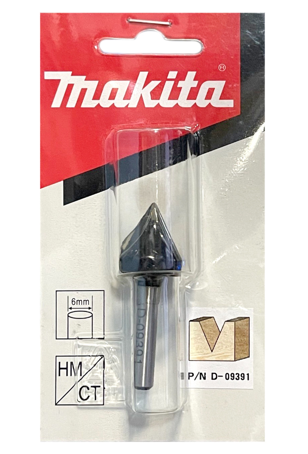 Фреза пазовая V-образная 60° Makita D-09391
