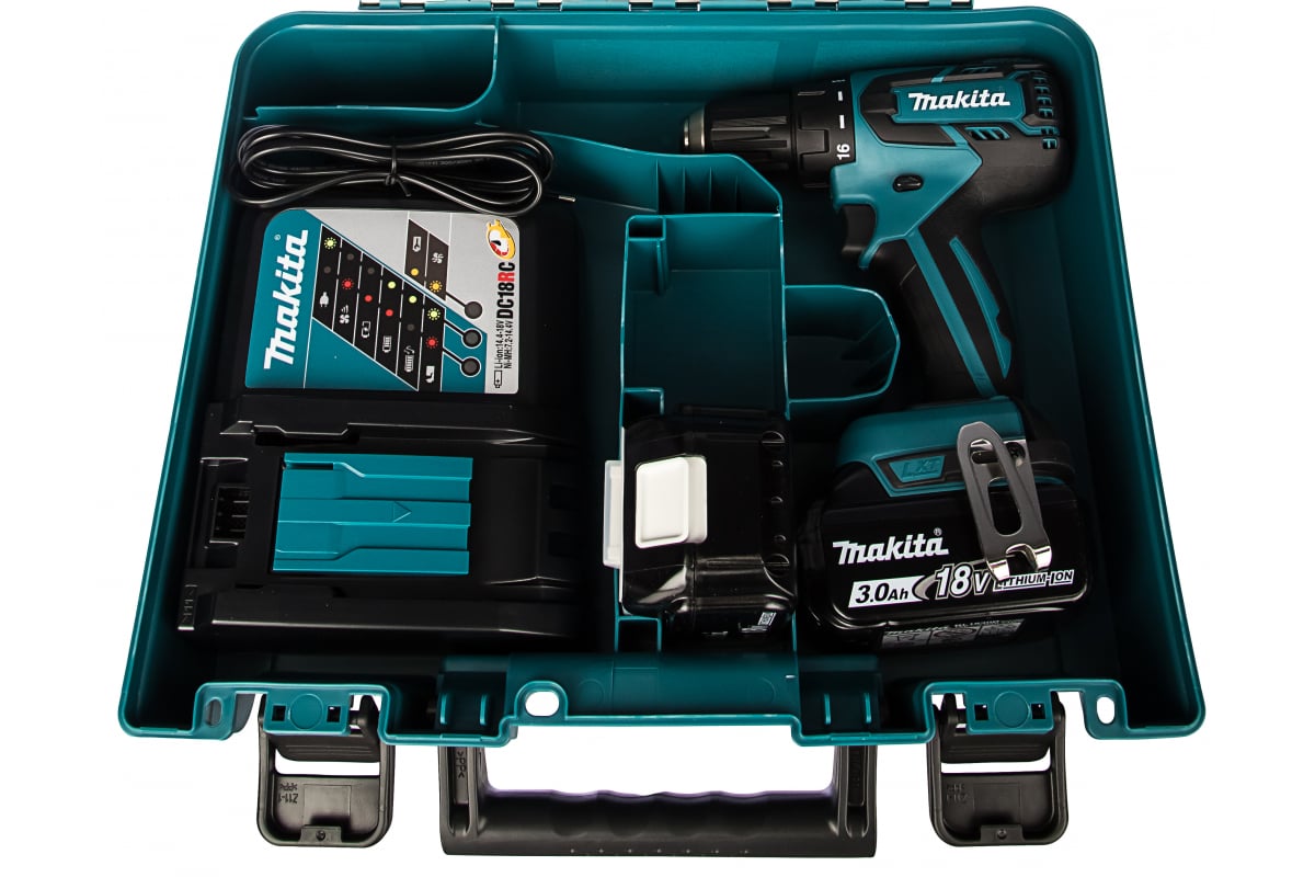Аккумуляторная дрель-шуруповерт LXT 18 В Makita DDF459RFE