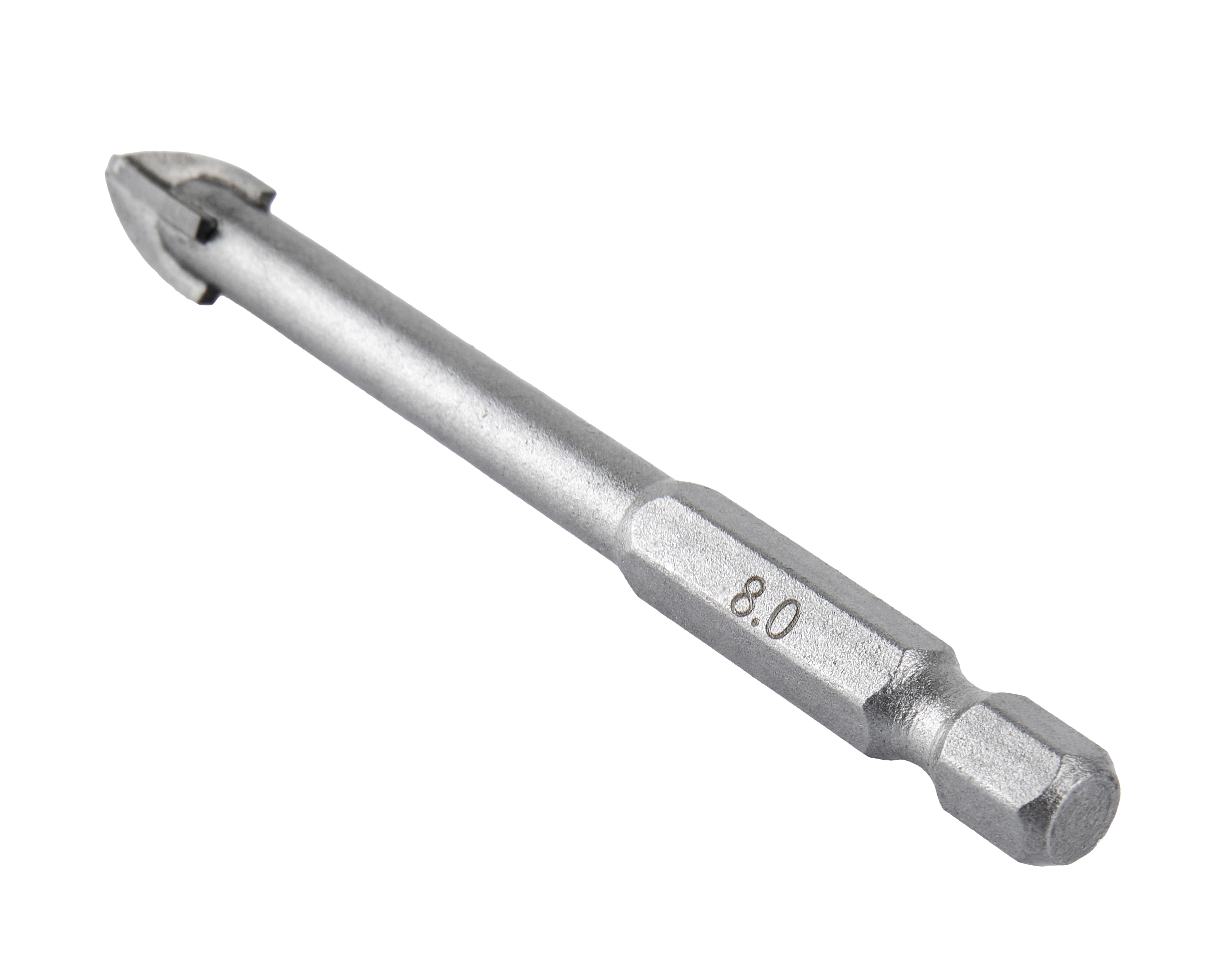 Сверло 8х85мм HEX1/4" стекло