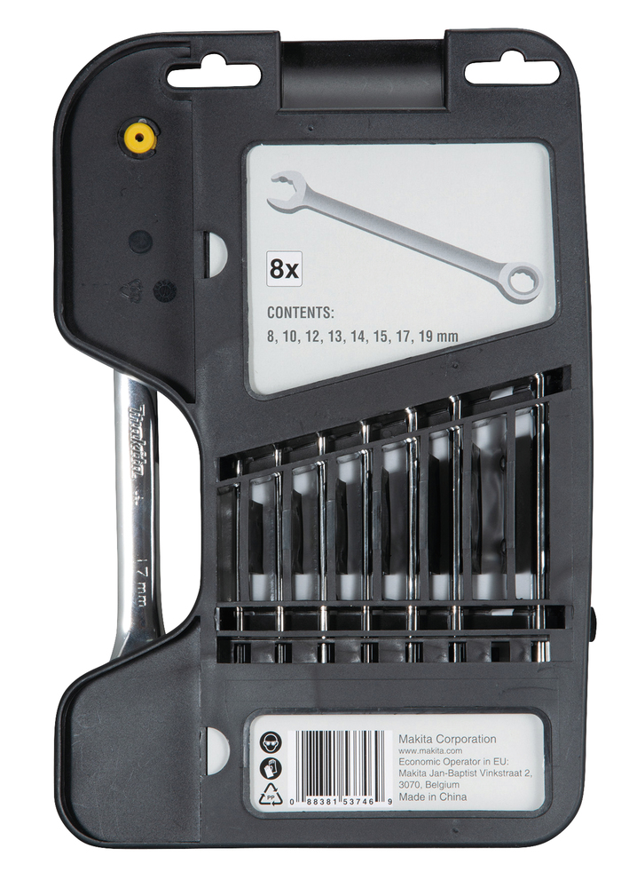 Набор ключей комбинированных 8 шт Makita B-65523