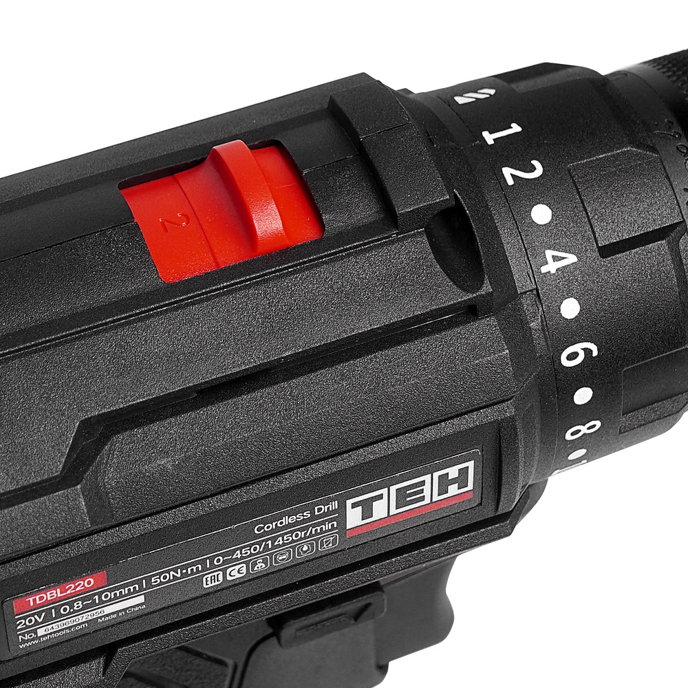 Дрель аккумуляторная 20V TEH TDBL220