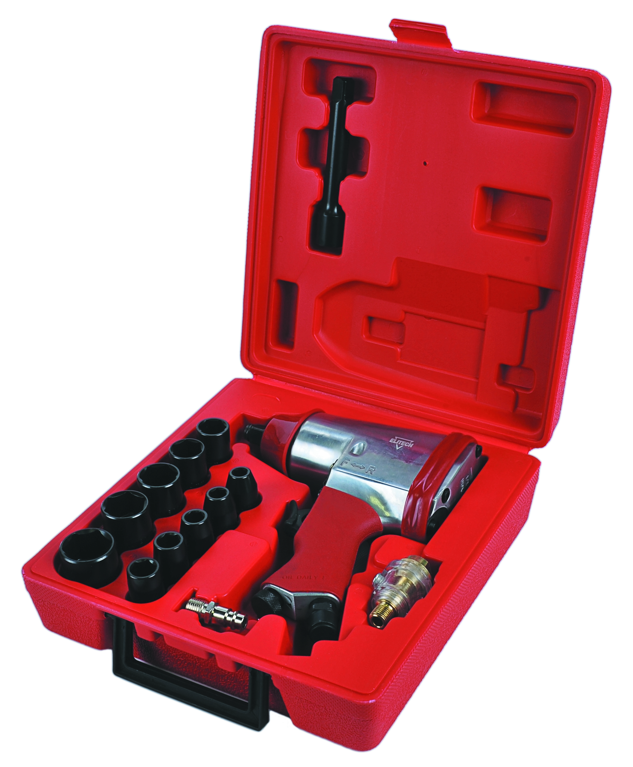 Пневмогайковерт с набором