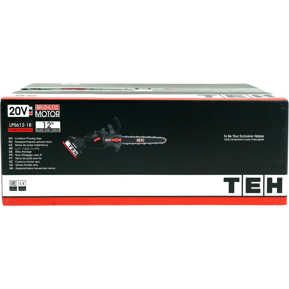 Пила цепная аккумуляторная 20V TEH LPS612-1B