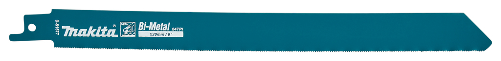 Сабельная пилка для металла Basic 225x0,9x24TPI, 2 шт. Makita D-51677 Сабельная пилка для металла Basic 225x0,9x24TPI, 2 шт. Makita D-51677