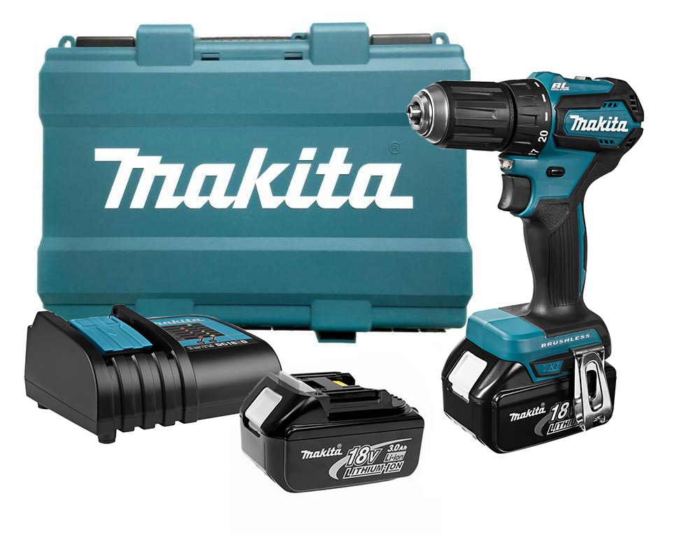 Аккумуляторная дрель-шуруповерт LXT 18 В Makita DDF483RFE