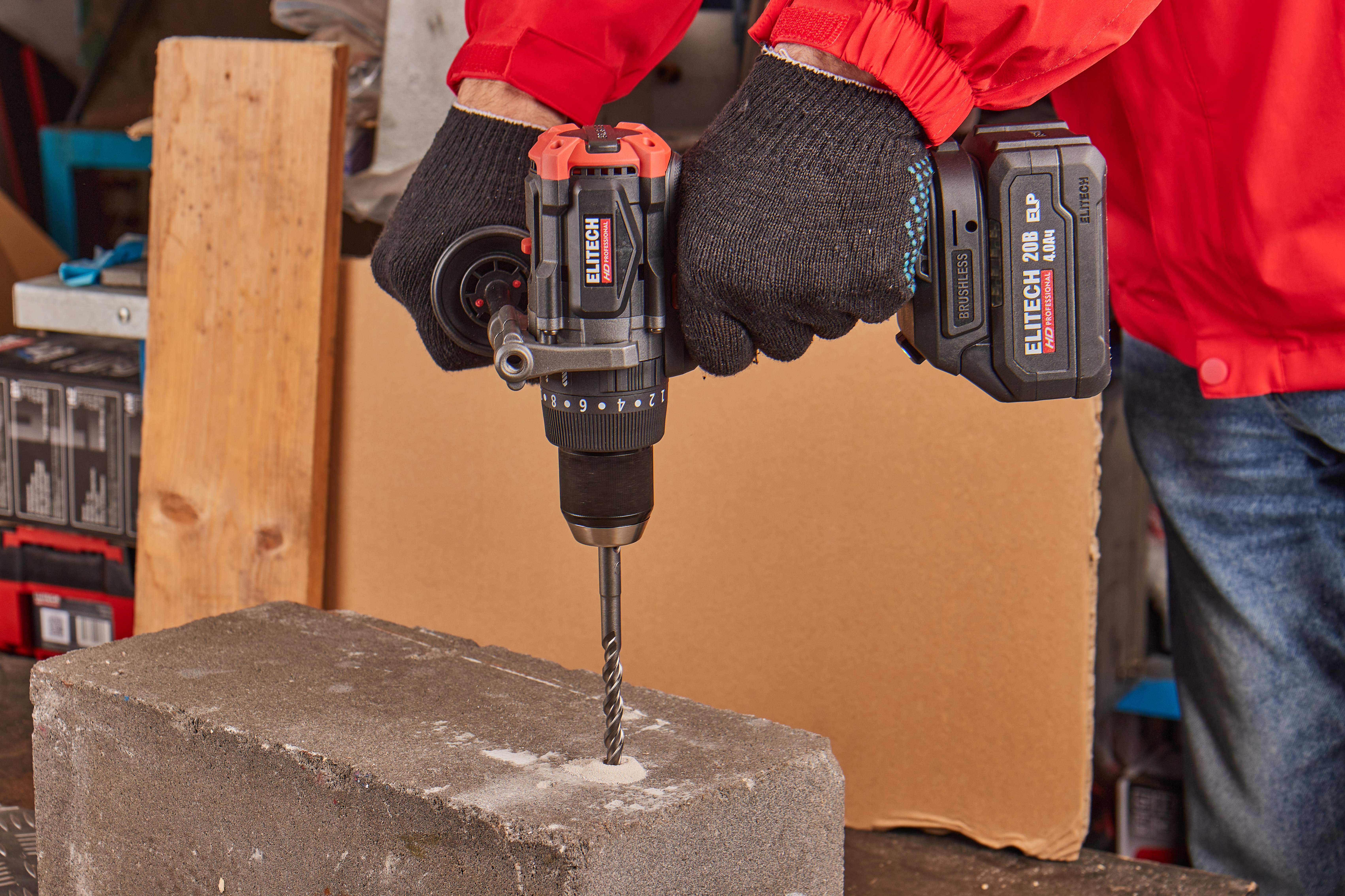 Дрель аккумуляторная ударная — 205722