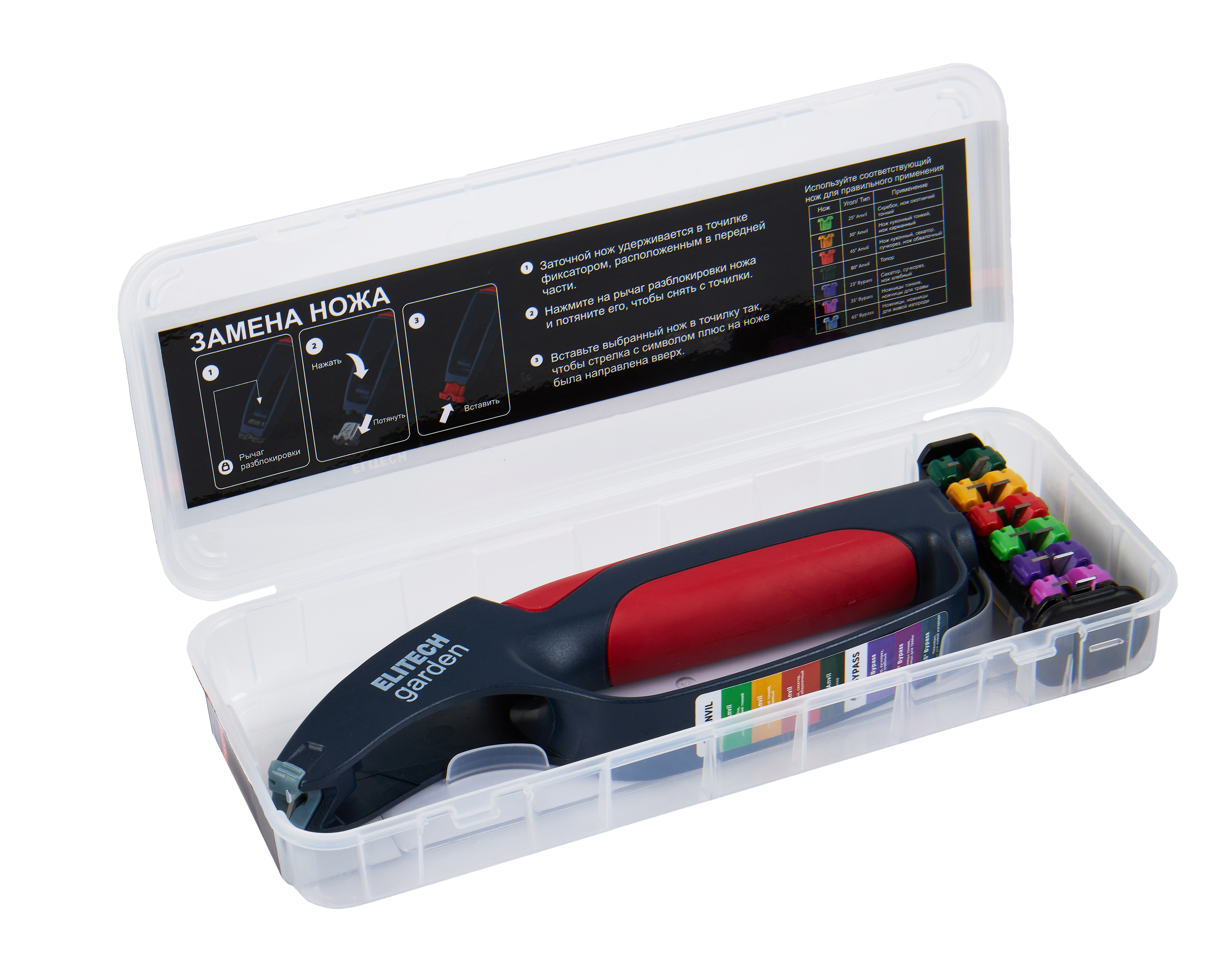 14шт в дисплее. Точилка для садового инструмента — 210191