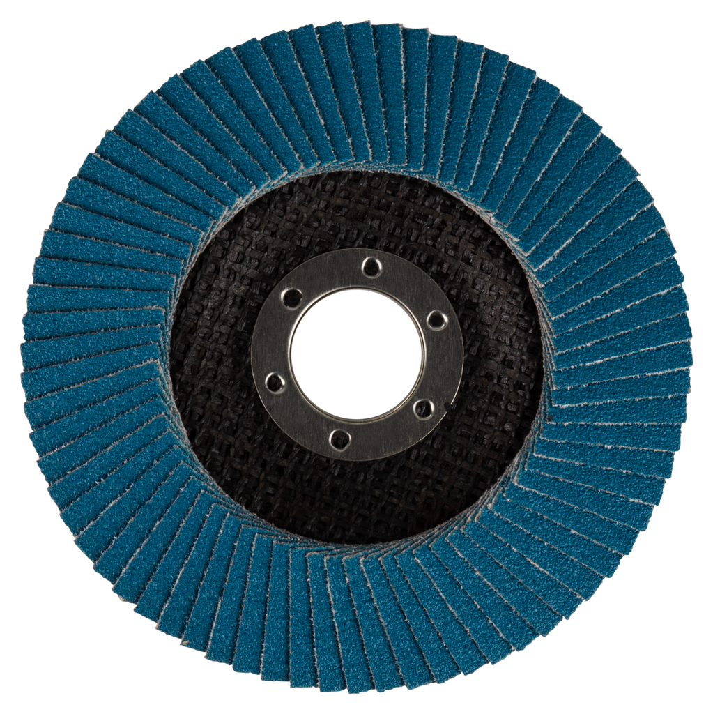 Лепестковый шлифовальный диск Z80, 115 мм, стекловолокно, угловой Makita D-27458