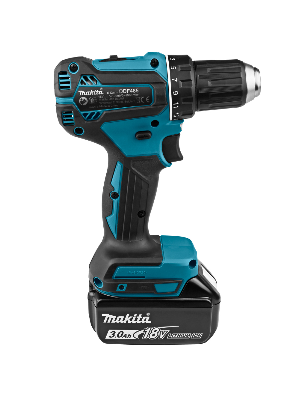Аккумуляторная дрель-шуруповерт LXT 18 В Makita DDF485RF3J