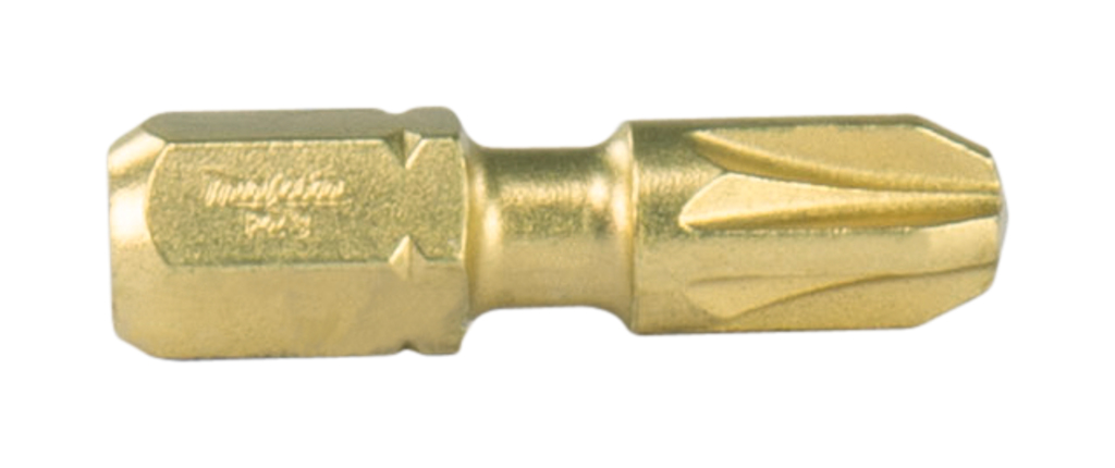 Бита Impact Gold PZ3, 25 мм, C-form, 2 шт Makita B-28466 Бита Impact Gold PZ3, 25 мм, C-form, 2 шт Makita B-28466