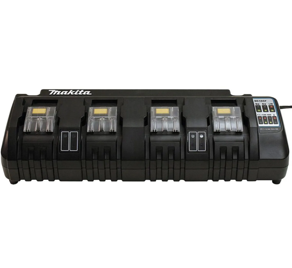 Зарядное устройство стандартное на 4 порта LXT DC18SF Makita 196430-2