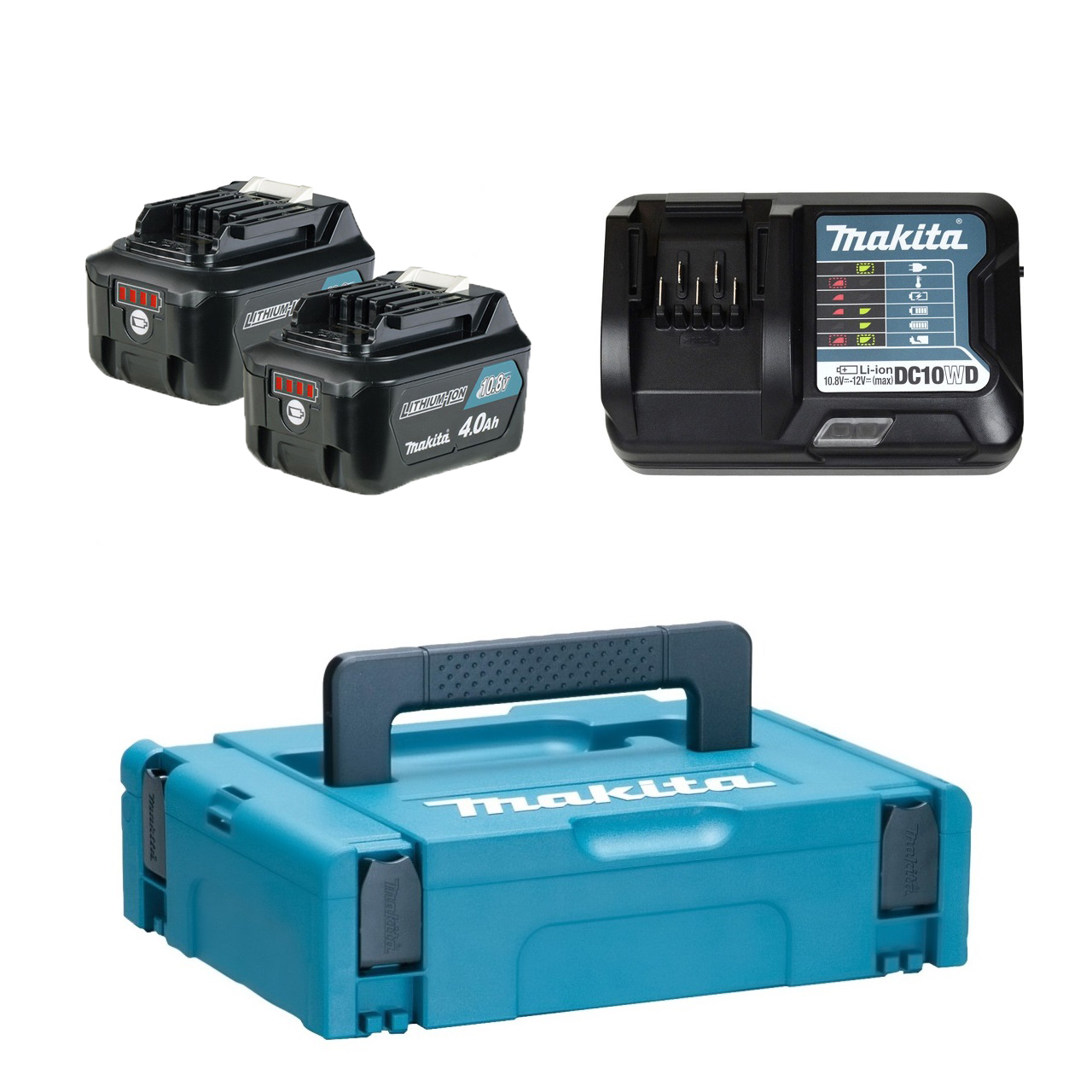 Набор PSK CXT BL1040B - 2 шт + DC10SA - 1 шт Makita MKP1SM122 (197637-3) Набор PSK CXT BL1040B - 2 шт + DC10SA - 1 шт Makita MKP1SM122 (197637-3)