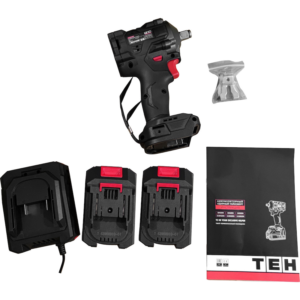 Гайковерт ударный аккумуляторный 20V TEH S-LW420N