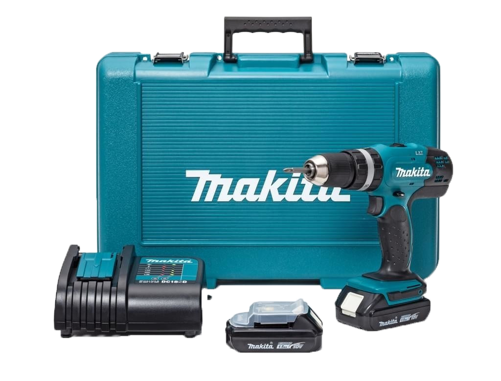 Аккумуляторная ударная дрель-шуруповерт LXT 18 В Makita DHP453SYE Аккумуляторная ударная дрель-шуруповерт LXT 18 В Makita DHP453SYE