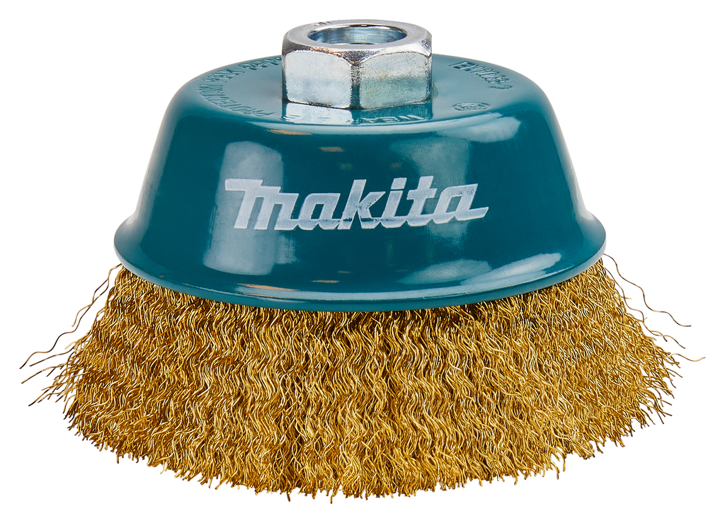 Щетка проволочная чашечная (100 мм, толщина проволоки 0,3 мм, M14x2) Makita D-39805 Щетка проволочная чашечная (100 мм, толщина проволоки 0,3 мм, M14x2) Makita D-39805