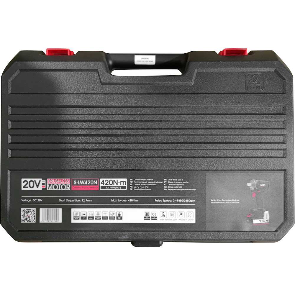 Гайковерт ударный аккумуляторный 20V TEH S-LW420N