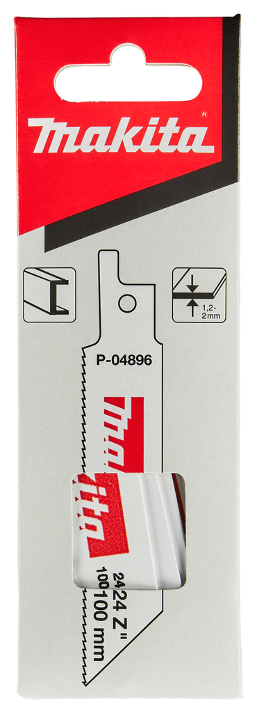 Сабельная пилка для металла 100x1,0x24TPI, 5 шт Makita P-04896