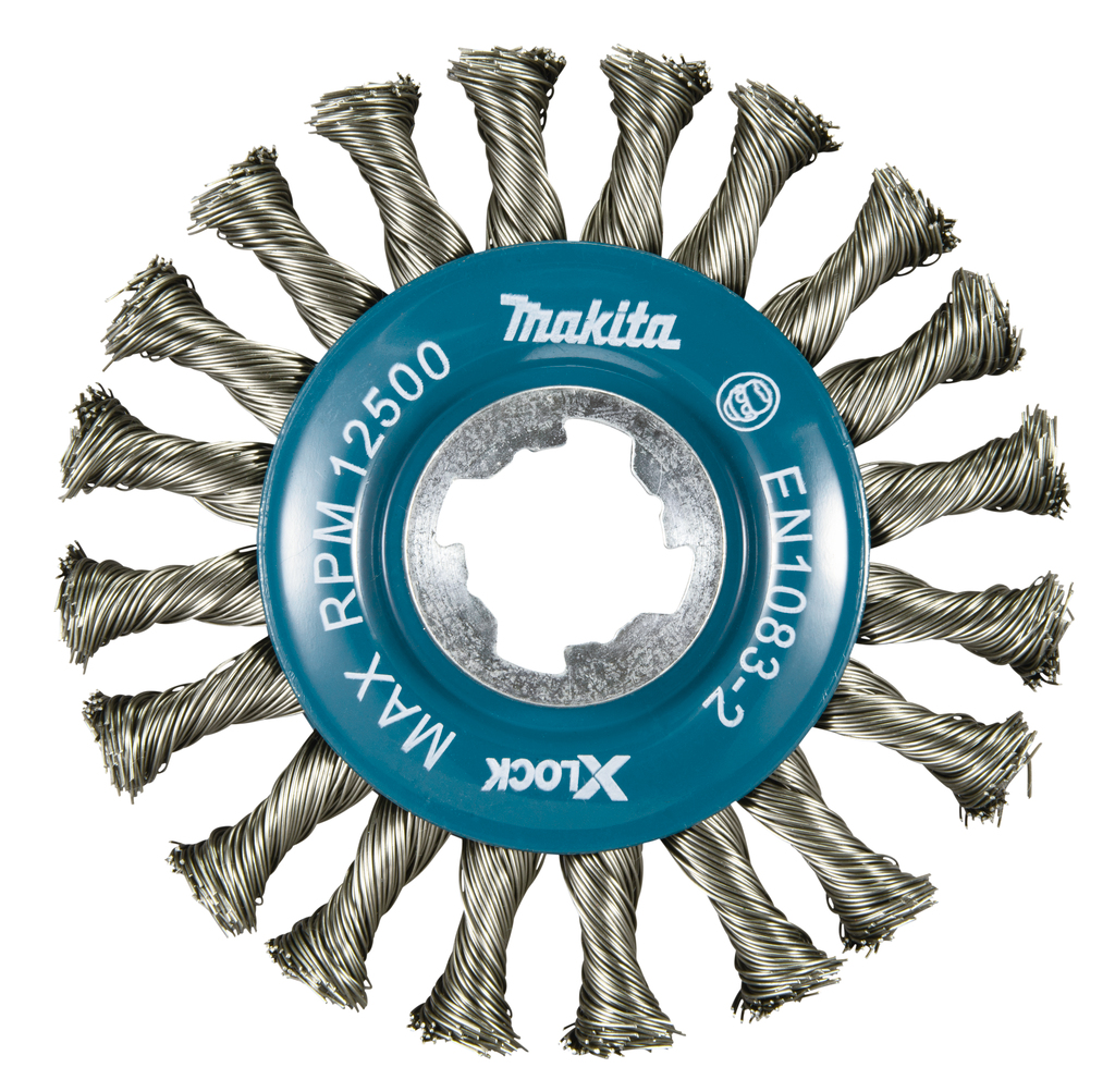 Щетка проволочная дисковая X-LOCK (115 мм, толщина проволоки 0,5 мм) Makita D-73352 Щетка проволочная дисковая X-LOCK (115 мм, толщина проволоки 0,5 мм) Makita D-73352