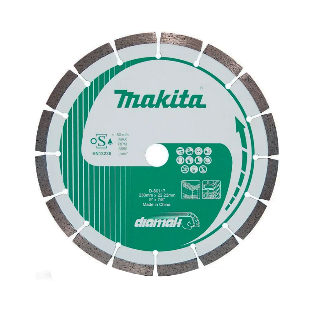 Алмазный диск Diamak сегментированный по бетону — D-80117