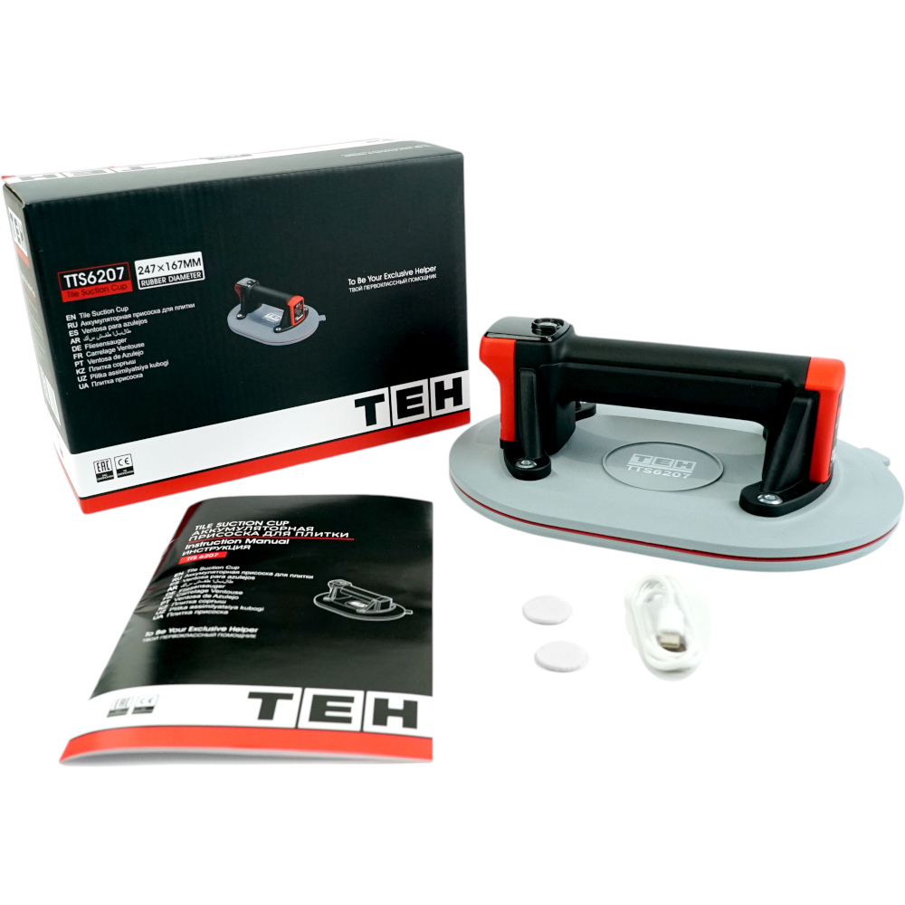 Присоска для плитки аккумуляторная TEH TTS6207