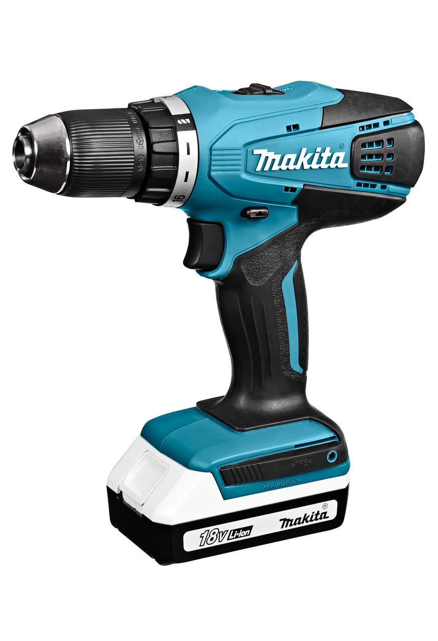 Аккумуляторная дрель-шуруповерт G-Series 18 В Makita DF457DWEX8