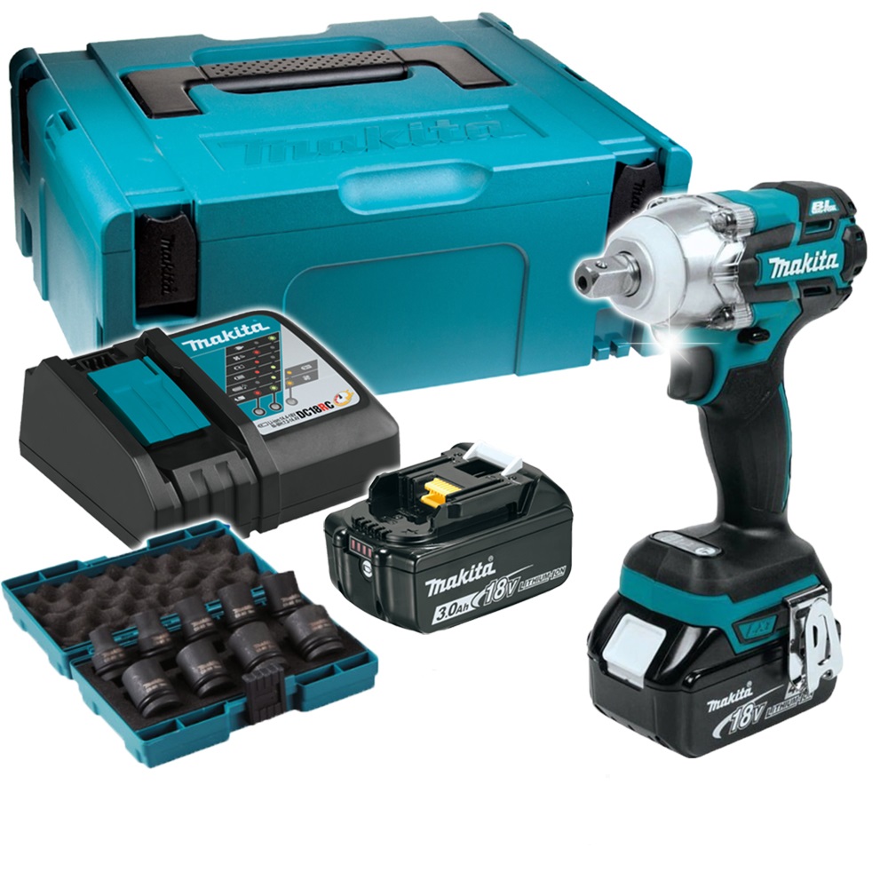 Аккумуляторный ударный гайковерт LXT 18 В Makita DTW285RFJX