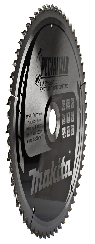 Пильный диск для демонтажа 270X30X1.8X60T Makita B-09531