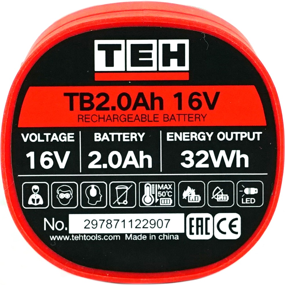 Аккумуляторная батарея TEH TB2.0Ah 16V