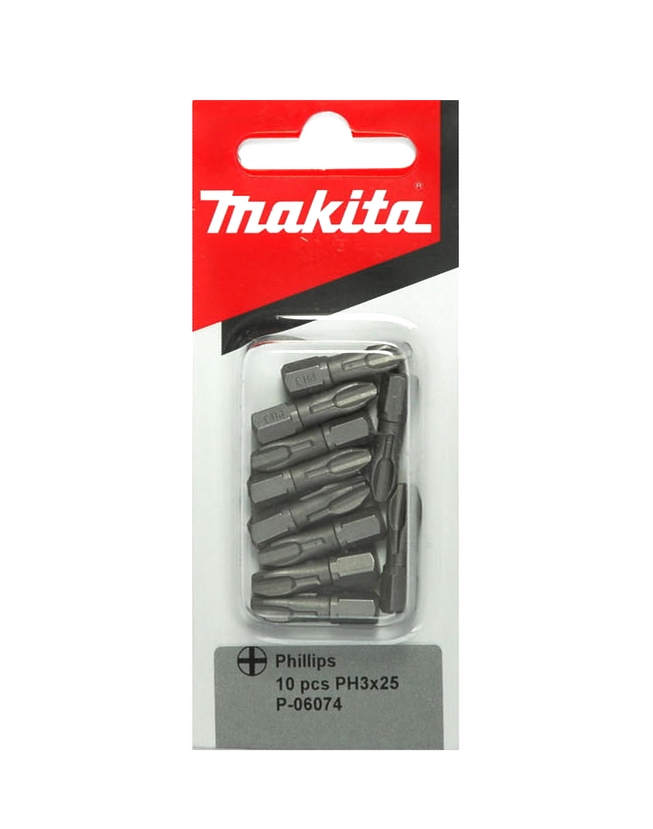 Бита PH3, 25 мм, C-form, 10 шт Makita P-06074 Бита PH3, 25 мм, C-form, 10 шт Makita P-06074