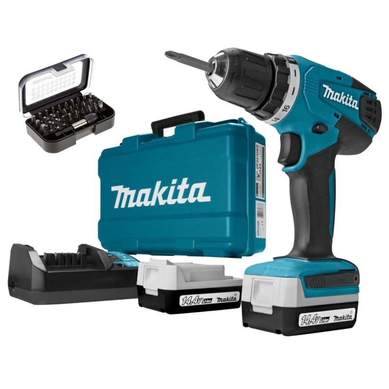 Аккумуляторная дрель-шуруповерт G-Series 14.4 В Makita DF347DWEX8