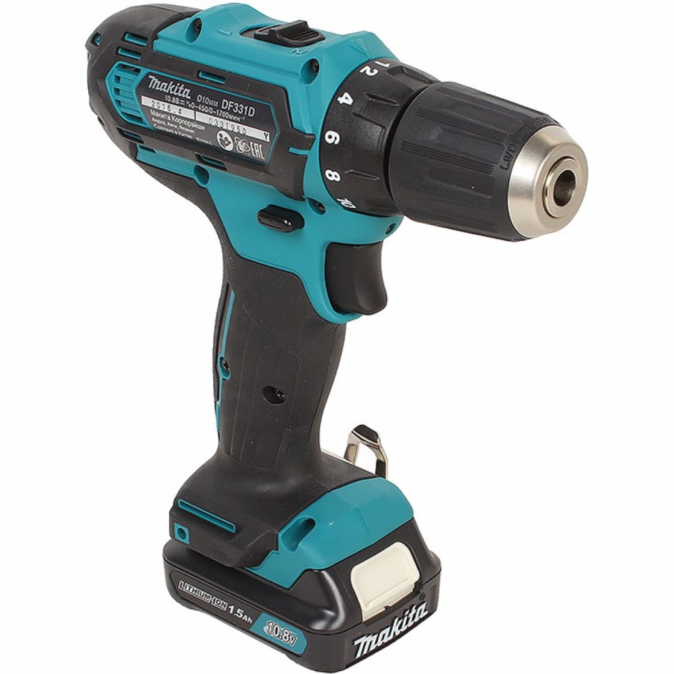 Аккумуляторная дрель-шуруповерт CXT 12 В Makita DF331DWYE