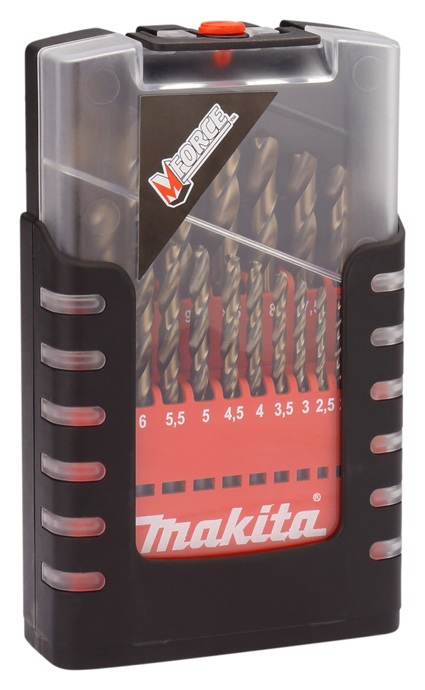 Набор сверл по металлу HSS M-force 19 шт Makita D-29876