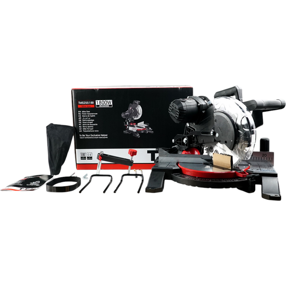 Пила торцовочная 255мм TEH TMS25518B