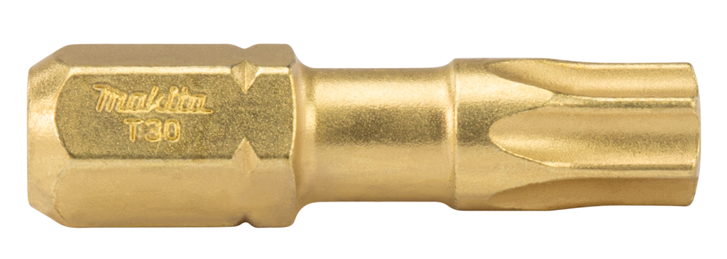Бита Impact Gold T30, 25 мм, C-form, 2 шт Makita B-28438 Бита Impact Gold T30, 25 мм, C-form, 2 шт Makita B-28438