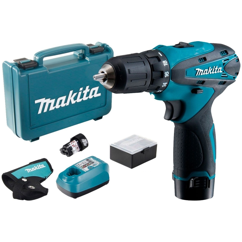 Аккумуляторная дрель-шуруповерт 10.8 В Makita DF330DWE