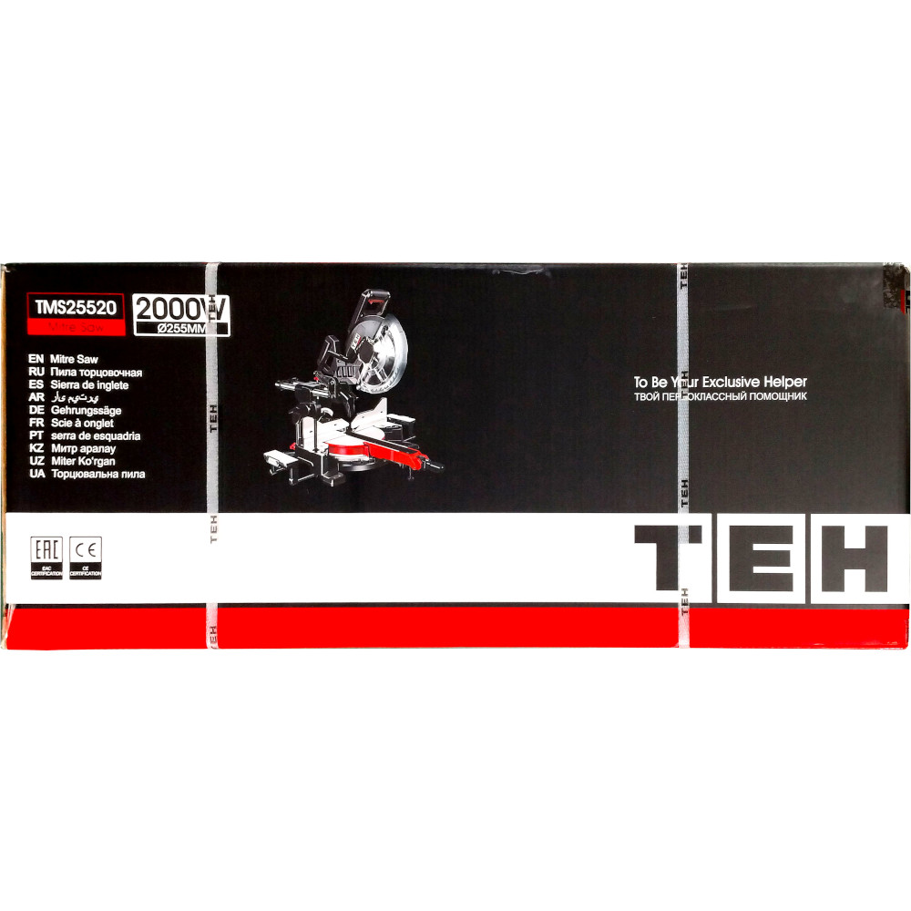 Пила торцовочная 255мм TEH TMS25520