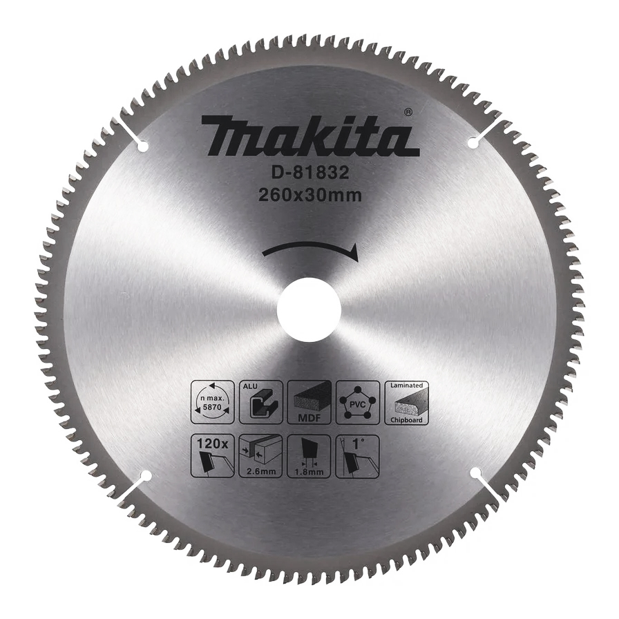 Пильный диск универсальный для алюминия/дерева/пластика