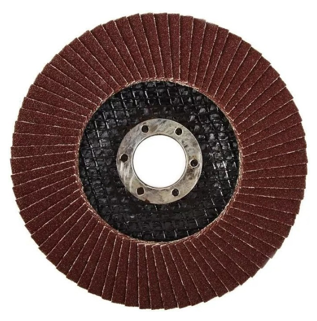 Лепестковый шлифовальный диск А80, 125 мм, стекловолокно, угловой Makita D-57261