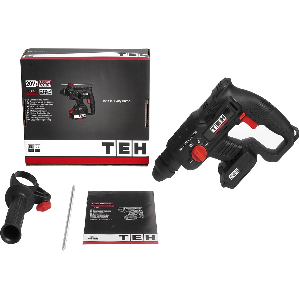 Перфоратор аккумуляторный 20V (без АКБ и ЗУ) TEH LH220