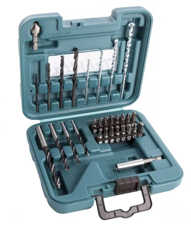 Набор бит и сверл в кейсе 30 предметов Makita D-47204