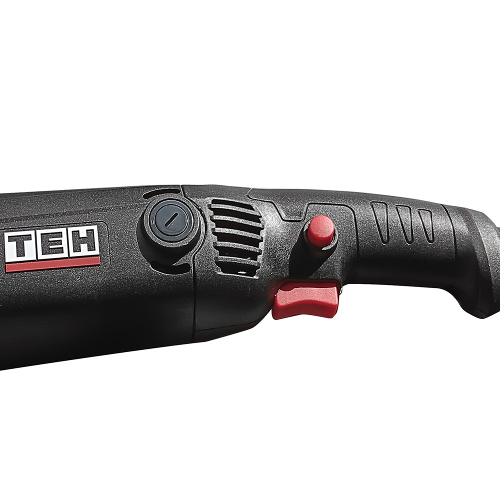 УШМ с регулировкой оборотов, длинная рукоятка 125мм TEH TG12511V