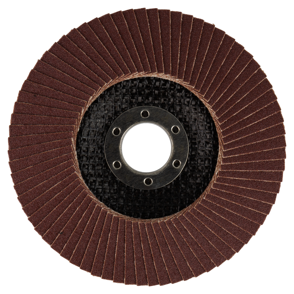 Лепестковый шлифовальный диск А120, 125 мм, стекловолокно, угловой Makita D-27115