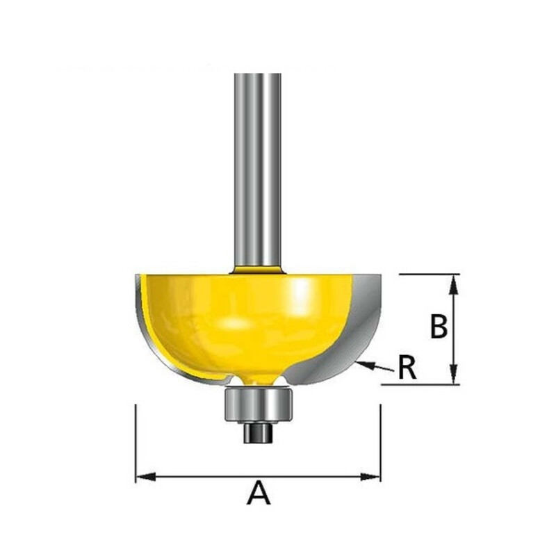 Фреза с подшипником 19,5х8 мм Makita D-48608 Фреза с подшипником 19,5х8 мм Makita D-48608