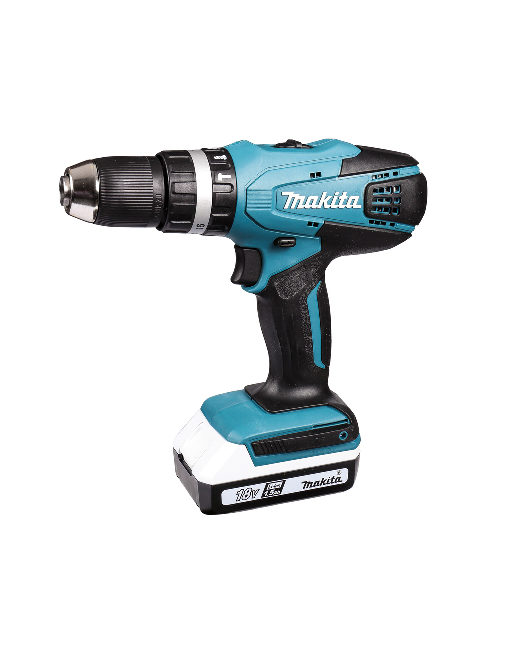 Аккумуляторная ударная дрель-шуруповерт G-Series 18 В Makita HP457DWE