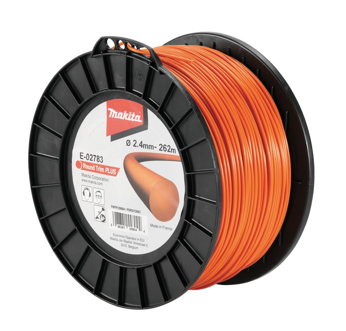 Триммерная леска, круглая, 2,4 ммх262 м Makita E-02783